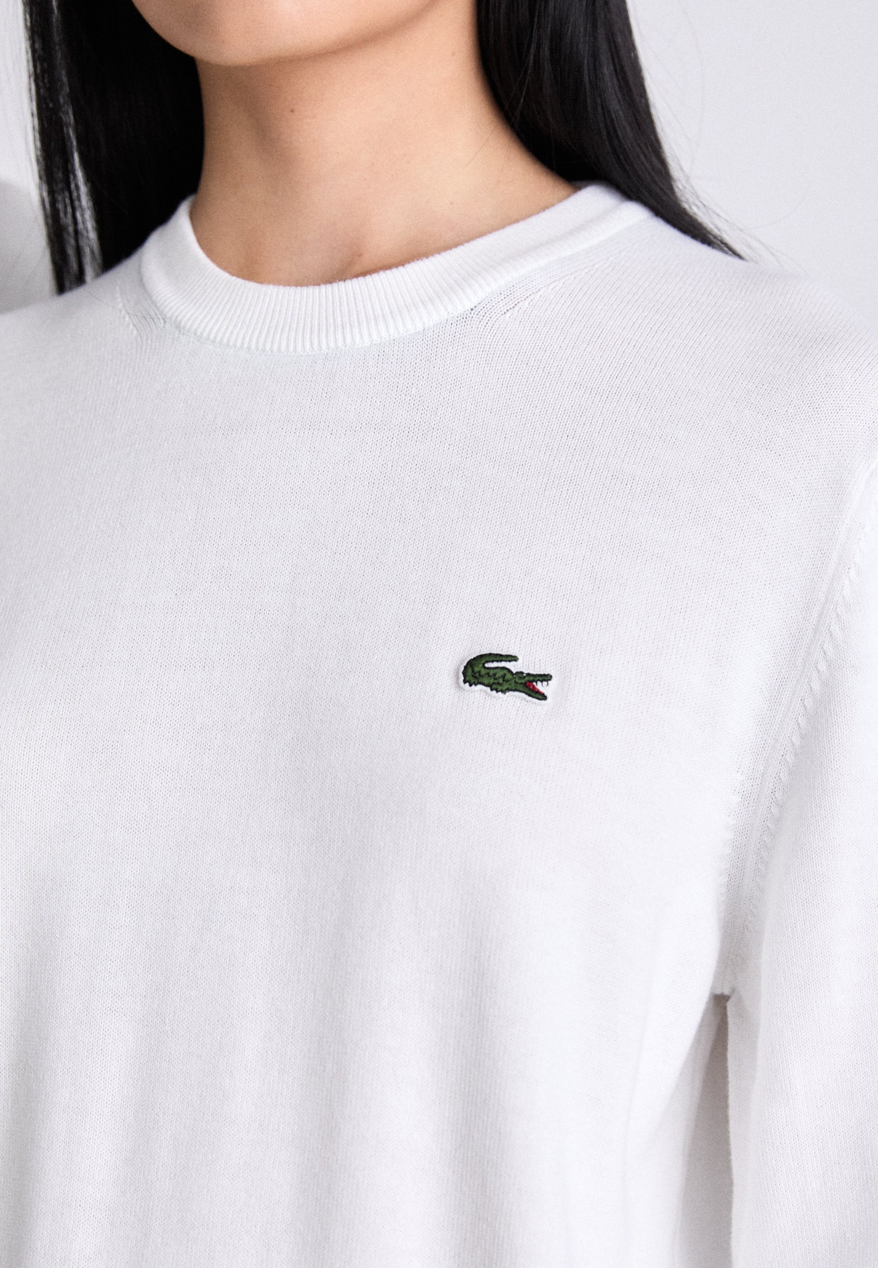 Pull Lacoste unisexe - couleur farine