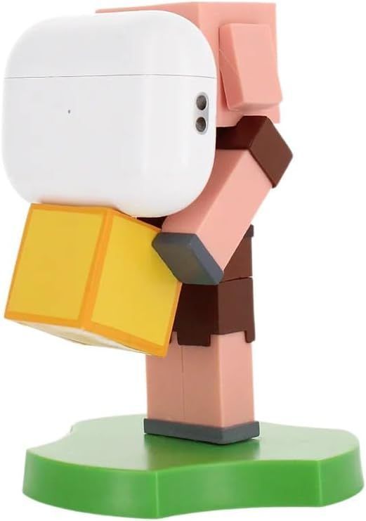 Minecraft Piglin Figurine - EXQUISITE GAMING - Cable Guys - Headphone, smartphone, or small accessory holder - 11 cm