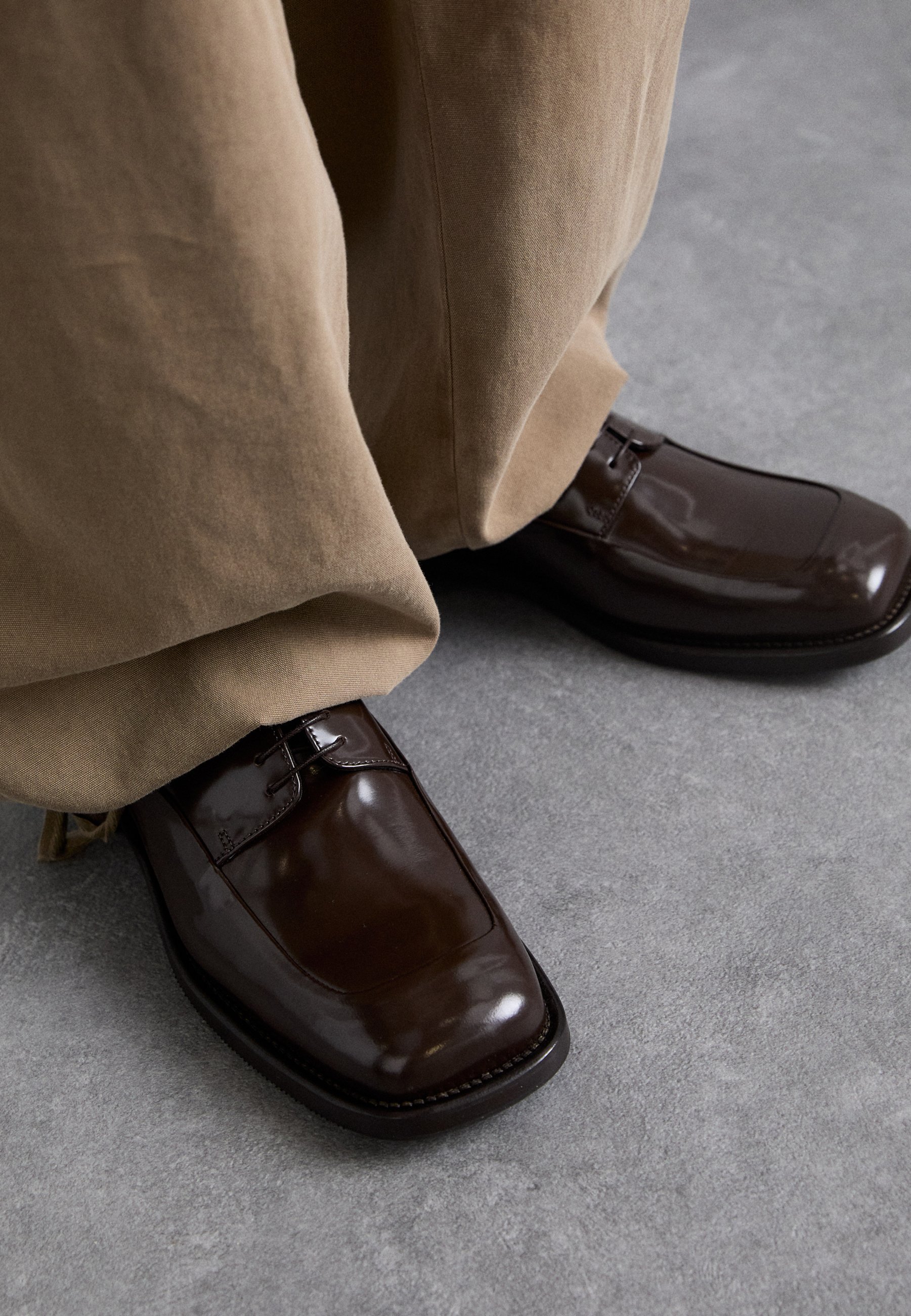 MOSCHINO Smart veterschoenen - donkerbruin