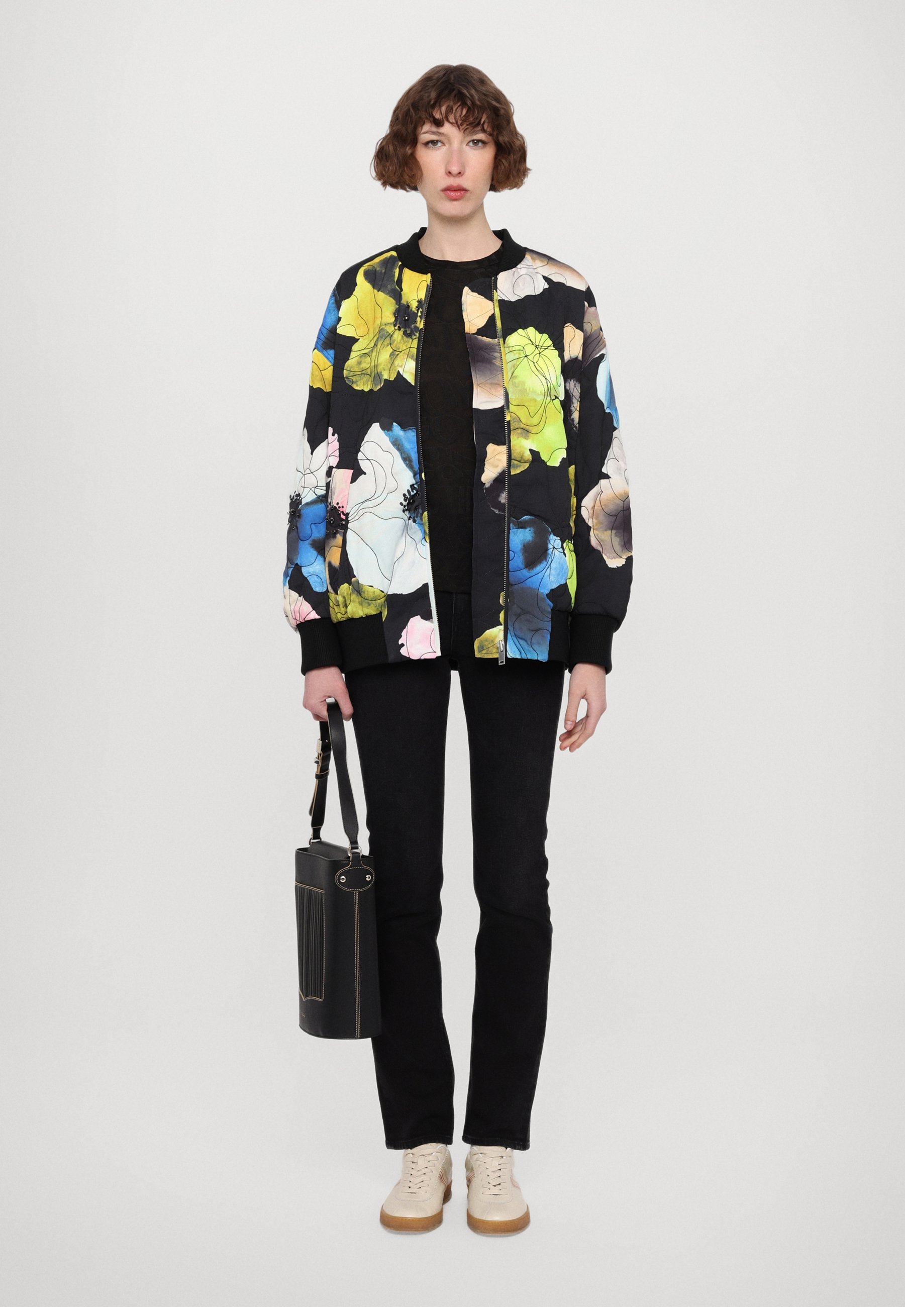 Stine Goya VOLUMINOUS JACKET - Bomberjack - aquarelbloem