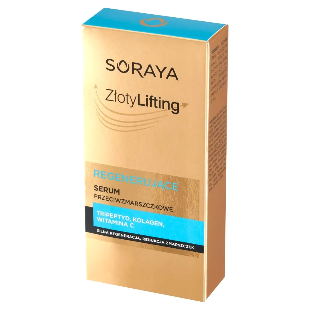 Soraya Złoty Lifting Regenerujące serum przeciwzmarszczkowe 60+ 30ml