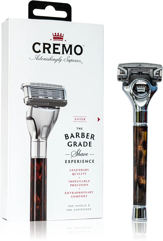 Aparelho de barbear Cremo de qualidade profissional + 2 cabeças de reposição