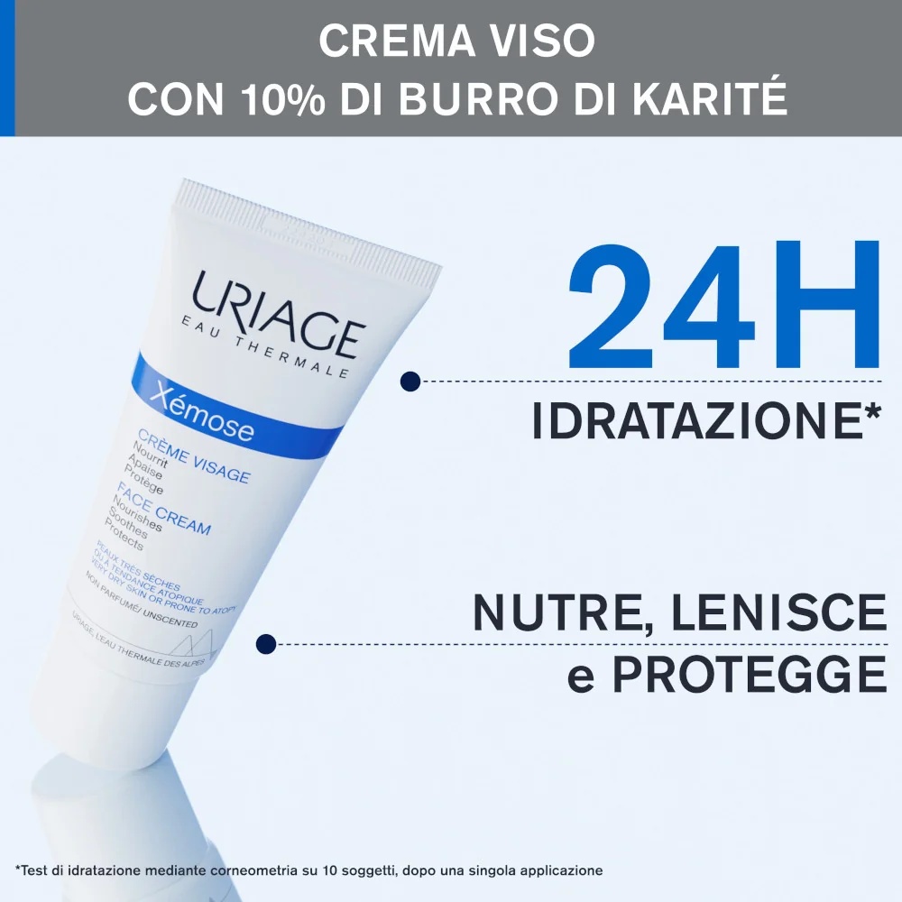 URIAGE Uriage Xèmose Voedende Gezichtscrème voor de Droge Huid 40 ml Verzacht en beschermt