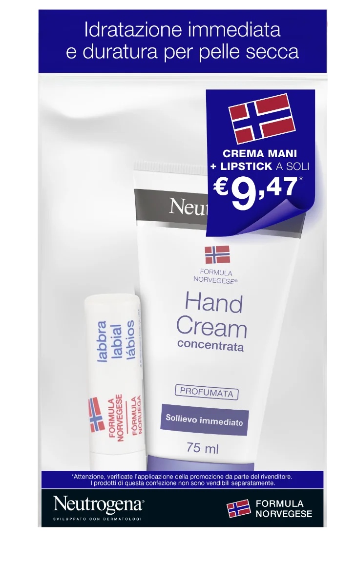 NEUTROGENA Neutrogena Parfümierte Handpflege + Feuchtigkeitsspendende Lippenstift-Packung