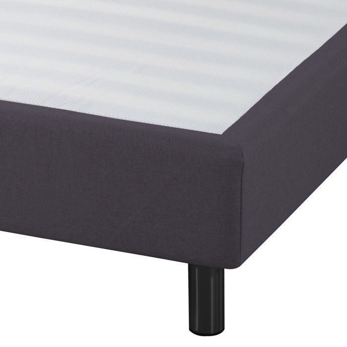 Base de cama + juego de patas 90x190 Newkit Antracita
