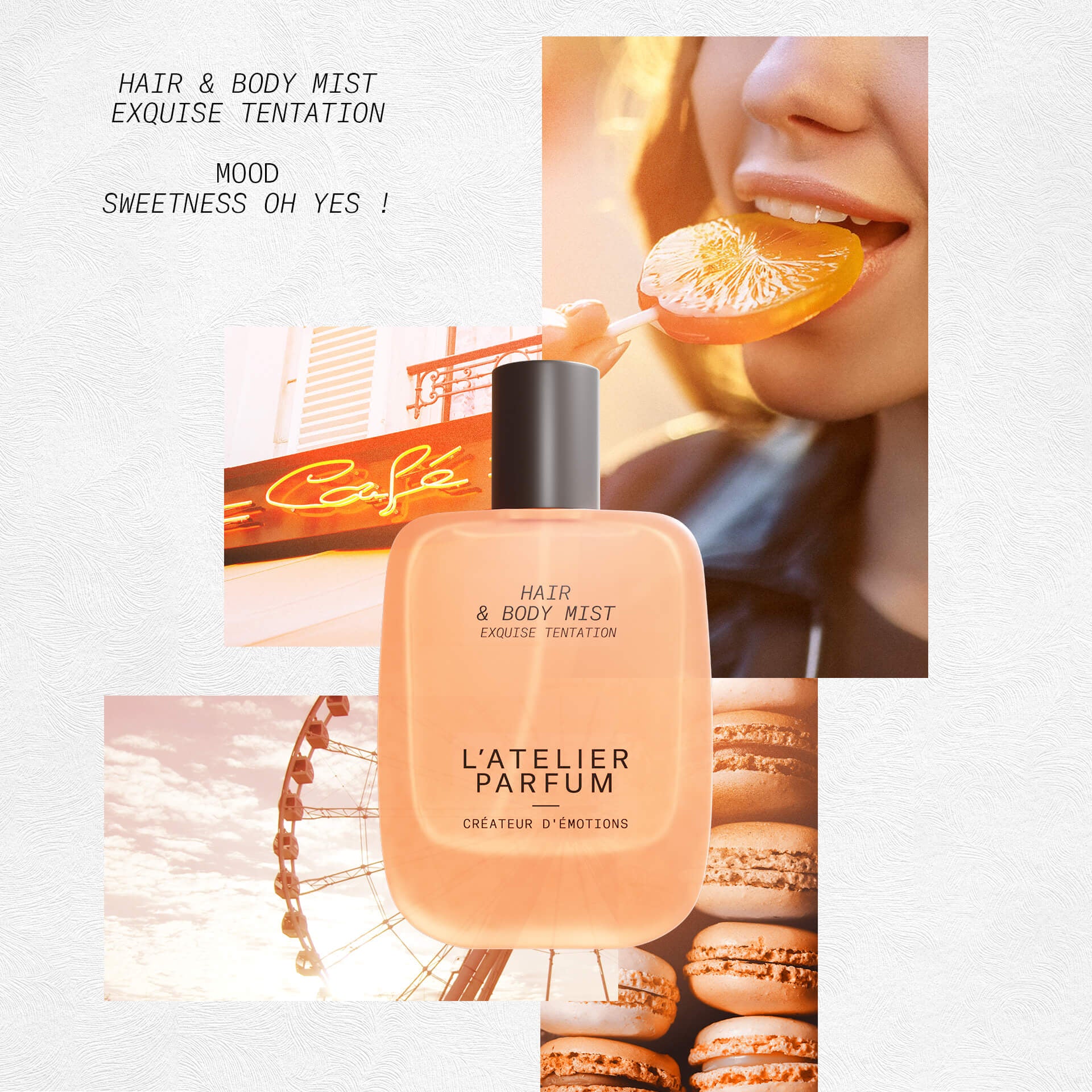 Hair And Body Mist Exquise Tentation - Acqua Aromatica