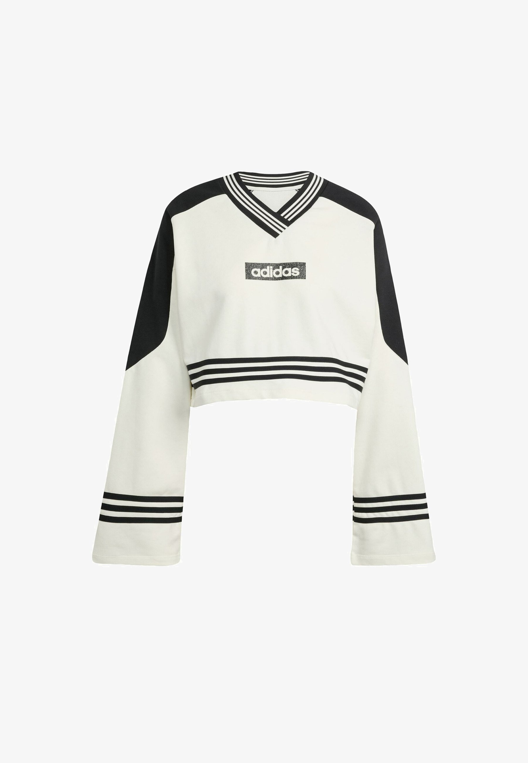 adidas Originals CREW - Sweatshirt - gebroken wit zwart