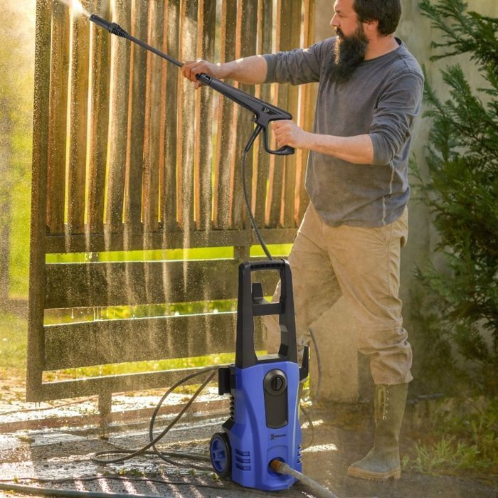 Lavadora de alta pressão - 1800 W - 150 bar - 510 l/h - Mangueira de 6 m - Desligamento automático