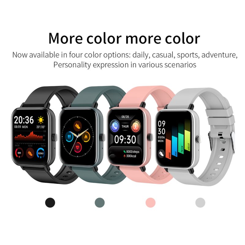 P8 Smart Bracelet Bluetooth Call Music Heart Rate Blood Pressure Monitoring Information Reminder Multi Sport Mode Smart Watch