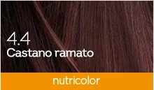 BIOKAP Biokap Nutricolor coloração capilar 4.4 Castanho acobreado