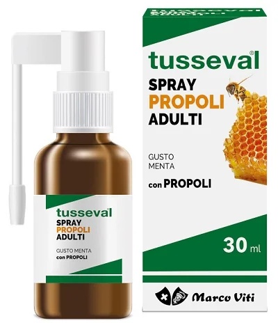 Reclame voor Tusseval Gola Prop spray