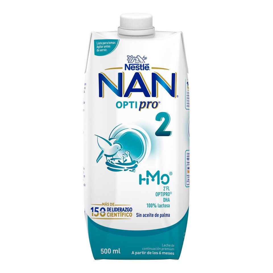 NAN OPTIPRO 2 tolesnio maitinimo skystas pienas Tęstinio maitinimo pienas ir maistas