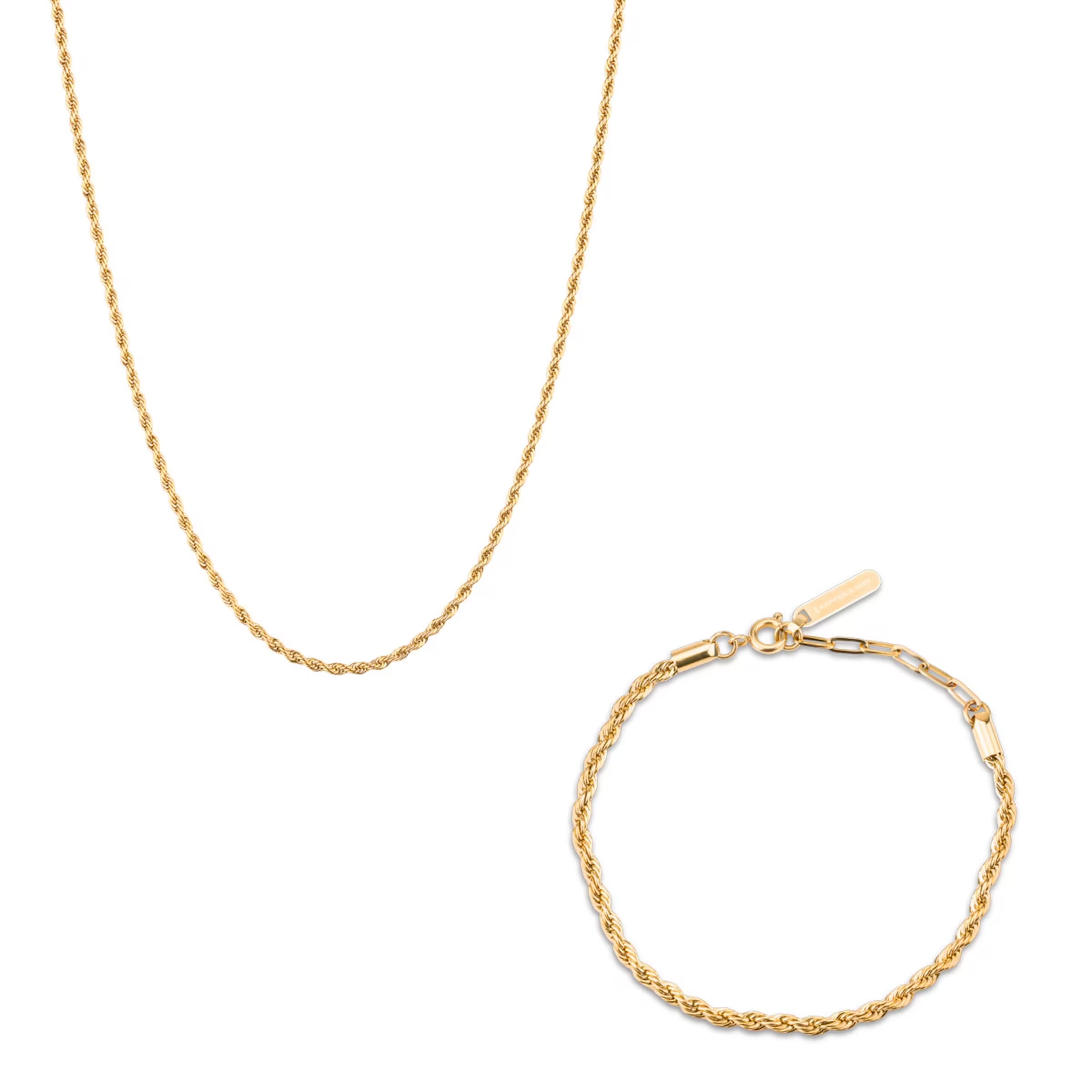 Ensemble de bijoux Helix en or