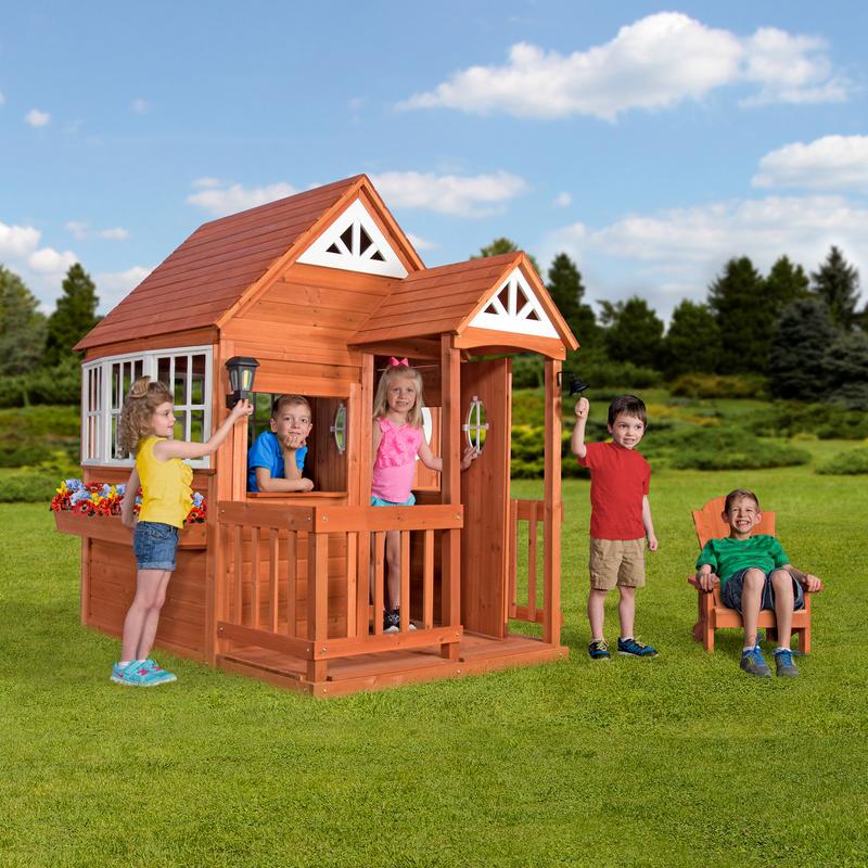 Casa de Brincar Deluxe Cedar Mansion