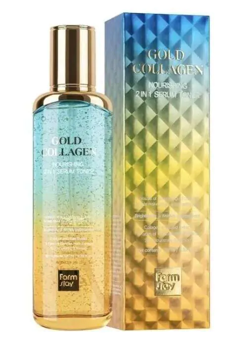 Farmstay Gold Collagen Serum-tonik 2w1