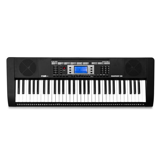 Pianoforte elettronico Max Rhapsody61M, 61 tasti sensibili alla velocità, lettore MP3 e connessione MIDI, due modalità di apprendimento.