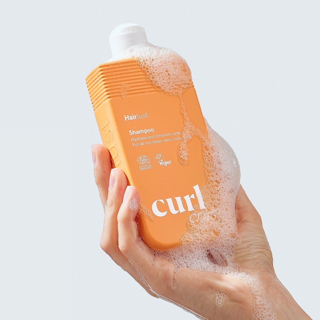 Hairlust plaukų šampūnas „Curl Crush“ – 250 ml