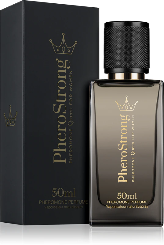 Perfume PheroStrong Pheromonone Queen para mulheres com feromônios.