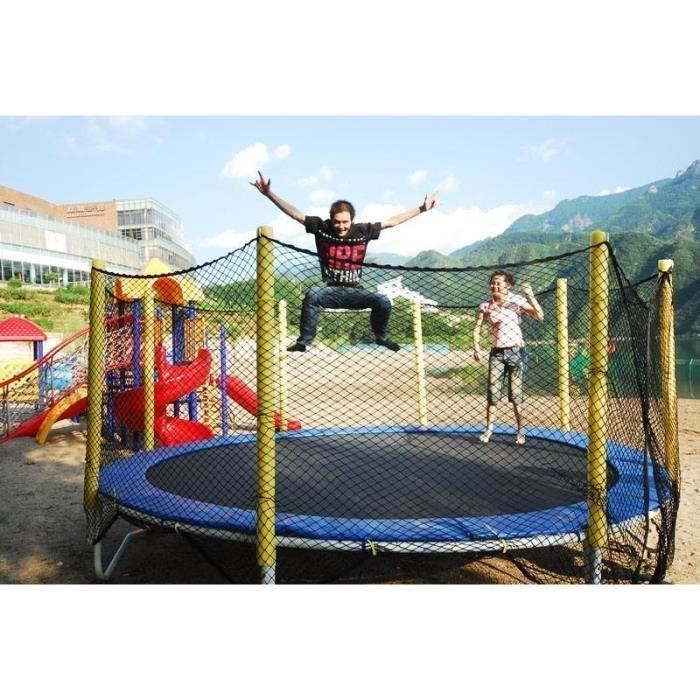 Trampoline - TEENO - Ø305cm - Blue - Outdoor - Net and ladder protection