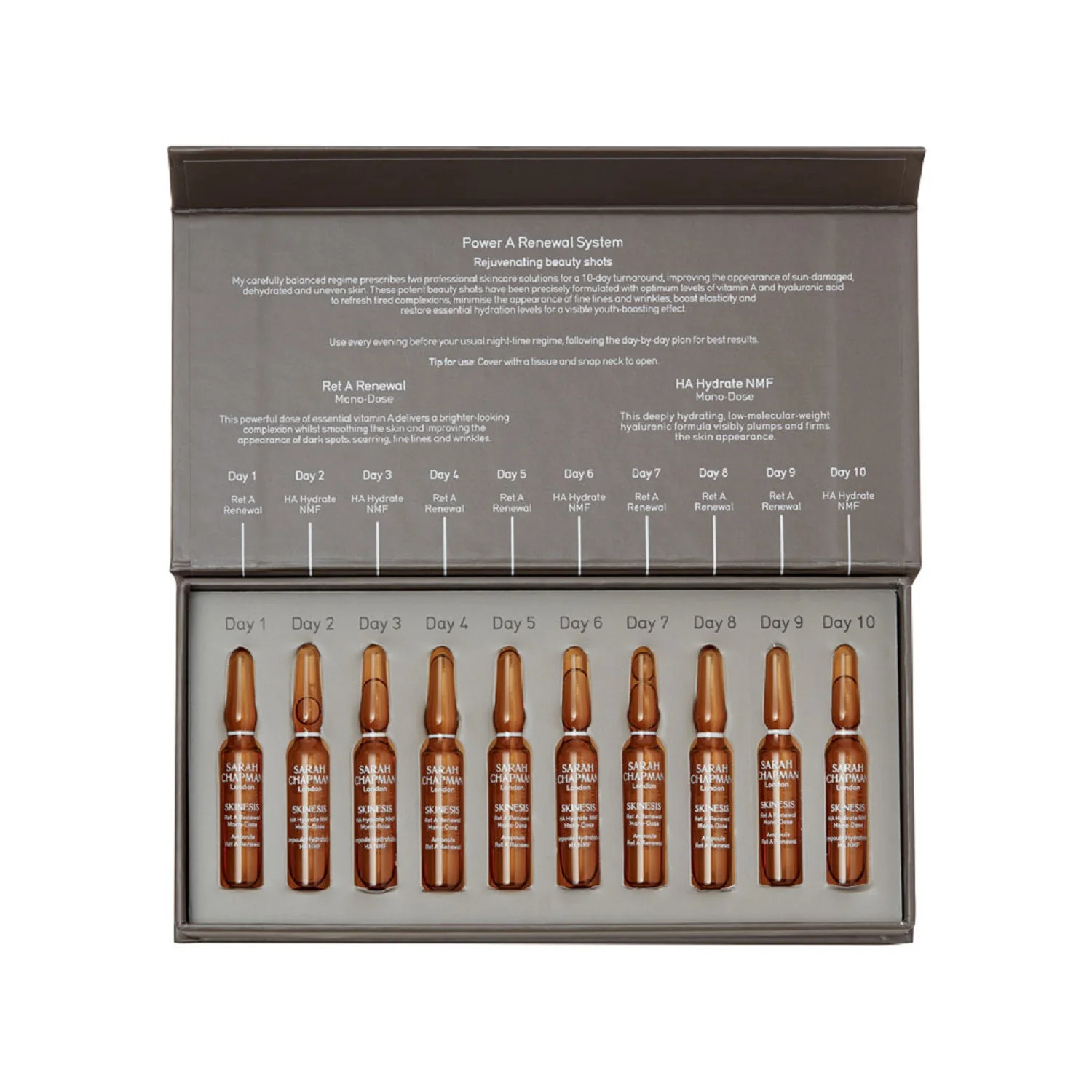 Serums & Boosters  Skinesis Power A Renewal System - Fiale viso antirughe