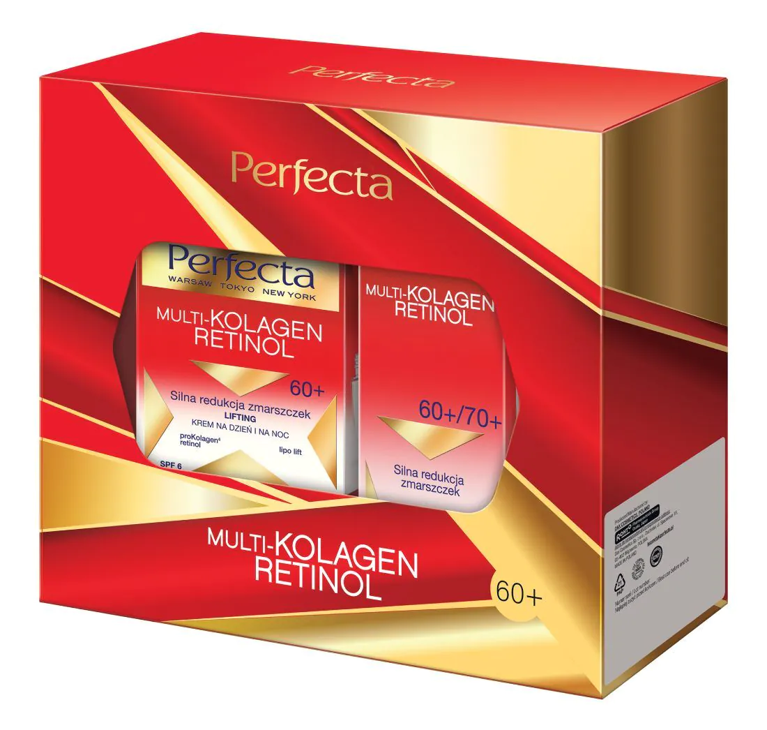 Perfecta Multi-Kolagen Retinol 60+ Zestaw kosmetyków anti-aging