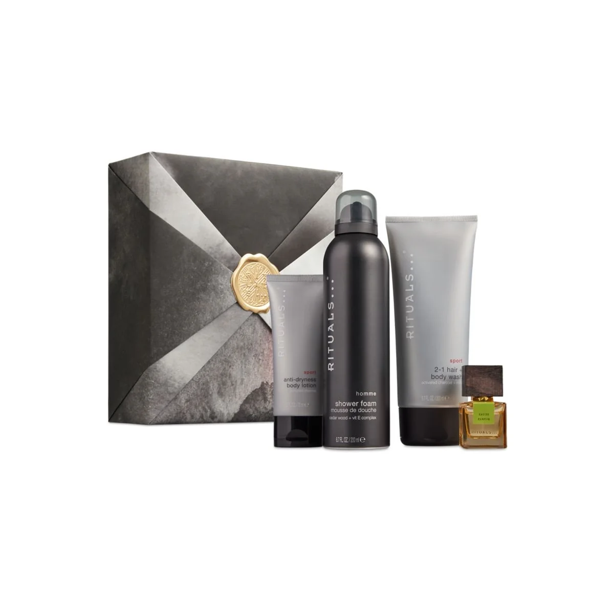 Homme Men's Bath & Body Gift Set Medium - Homme & Sport Collection - Cofanetto Corpo