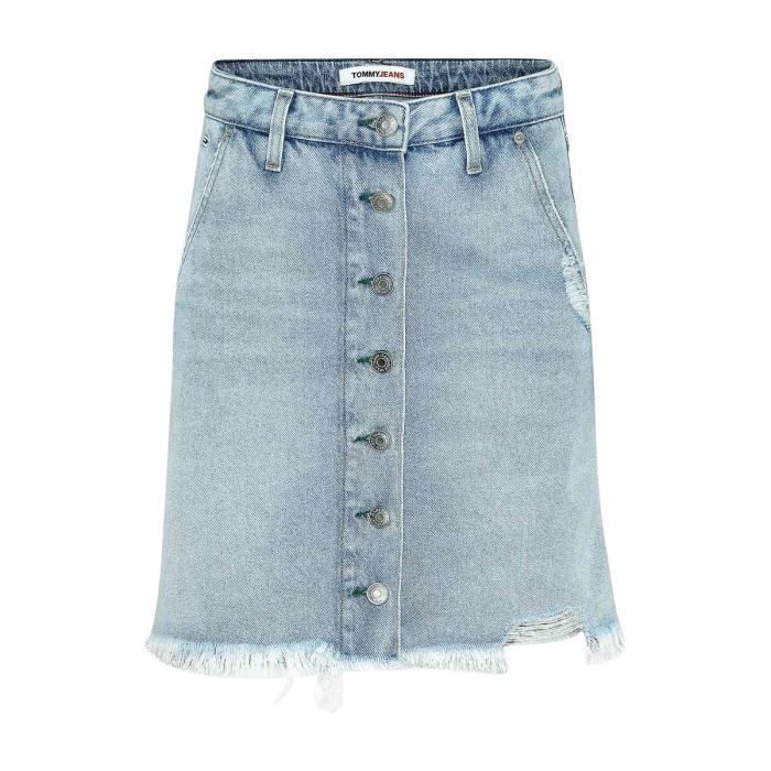 Jupe En Jean à Boutons
