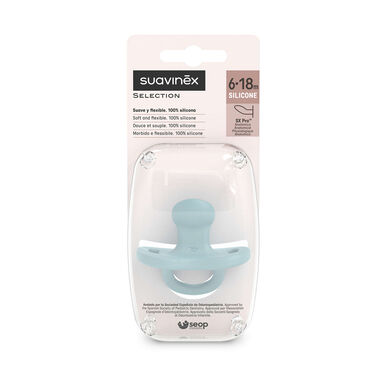 Suavinex Chucha Colour Essence Anatomical 6-18 kk Sininen 1 kpl 1 kpl