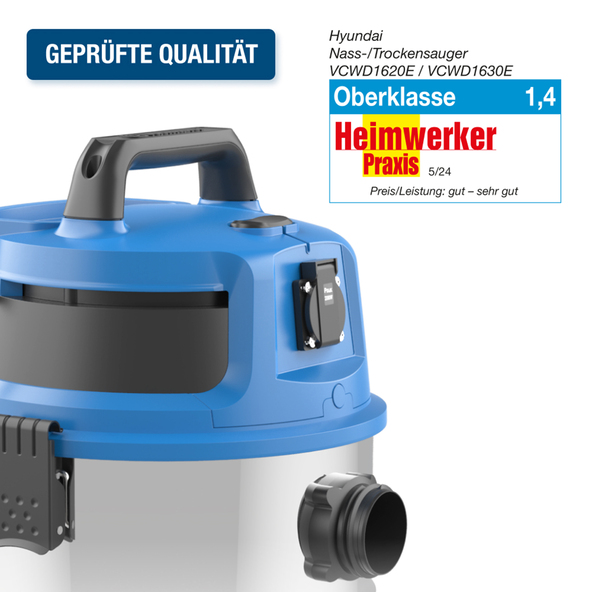 Nass- und Trockensauger VCWD1630E, 1600 W, 30 I