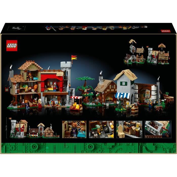 LEGO® Icons 10332 Praça Medieval Exclusiva da Cdiscount - Decoração de Interiores para Adultos