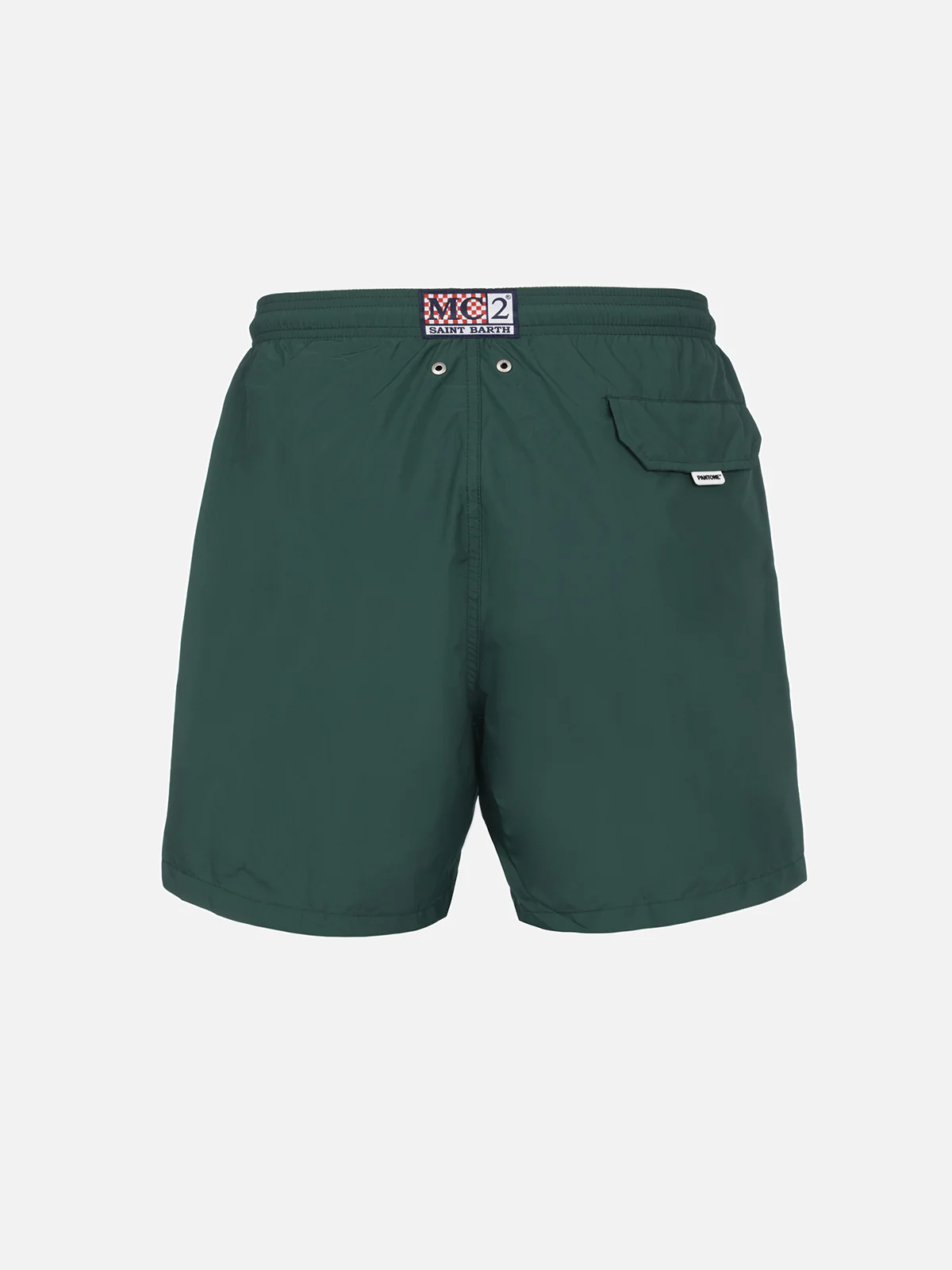 Costume da bagno da uomo in tessuto leggero verde inglese Lighting Pan