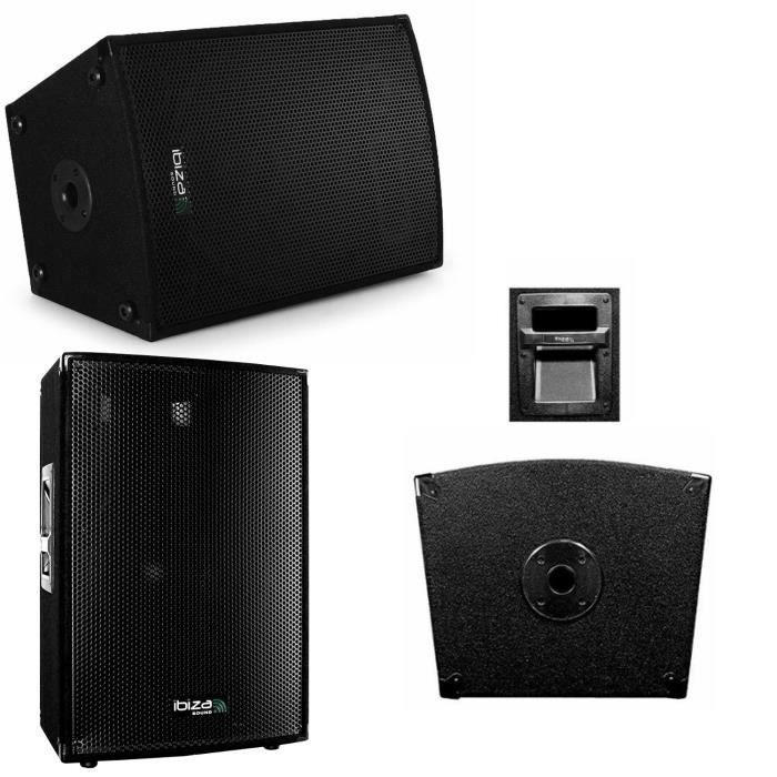 Total Ibiza Sound 1680W PA System Package: 2 x 600W Speakers - 480W Amplifier - Speakon Cables - DJ - Birthday - Party - Celebration