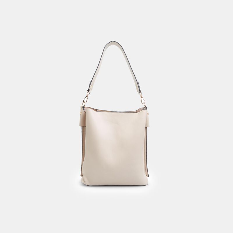 Borsa a spalla da donna effetto pelle
