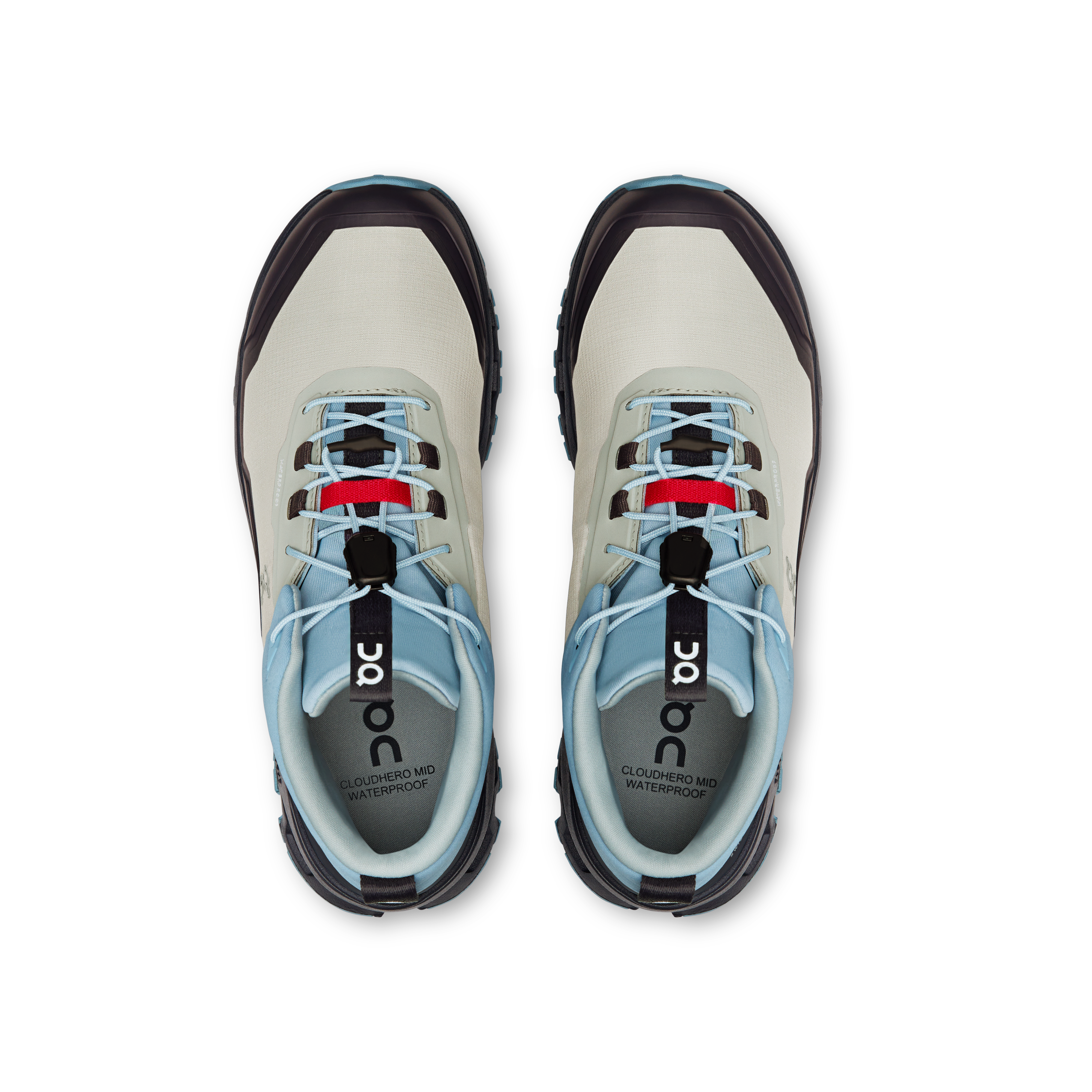 On Youth Cloudhero Mid Waterproof Glacier | Iron