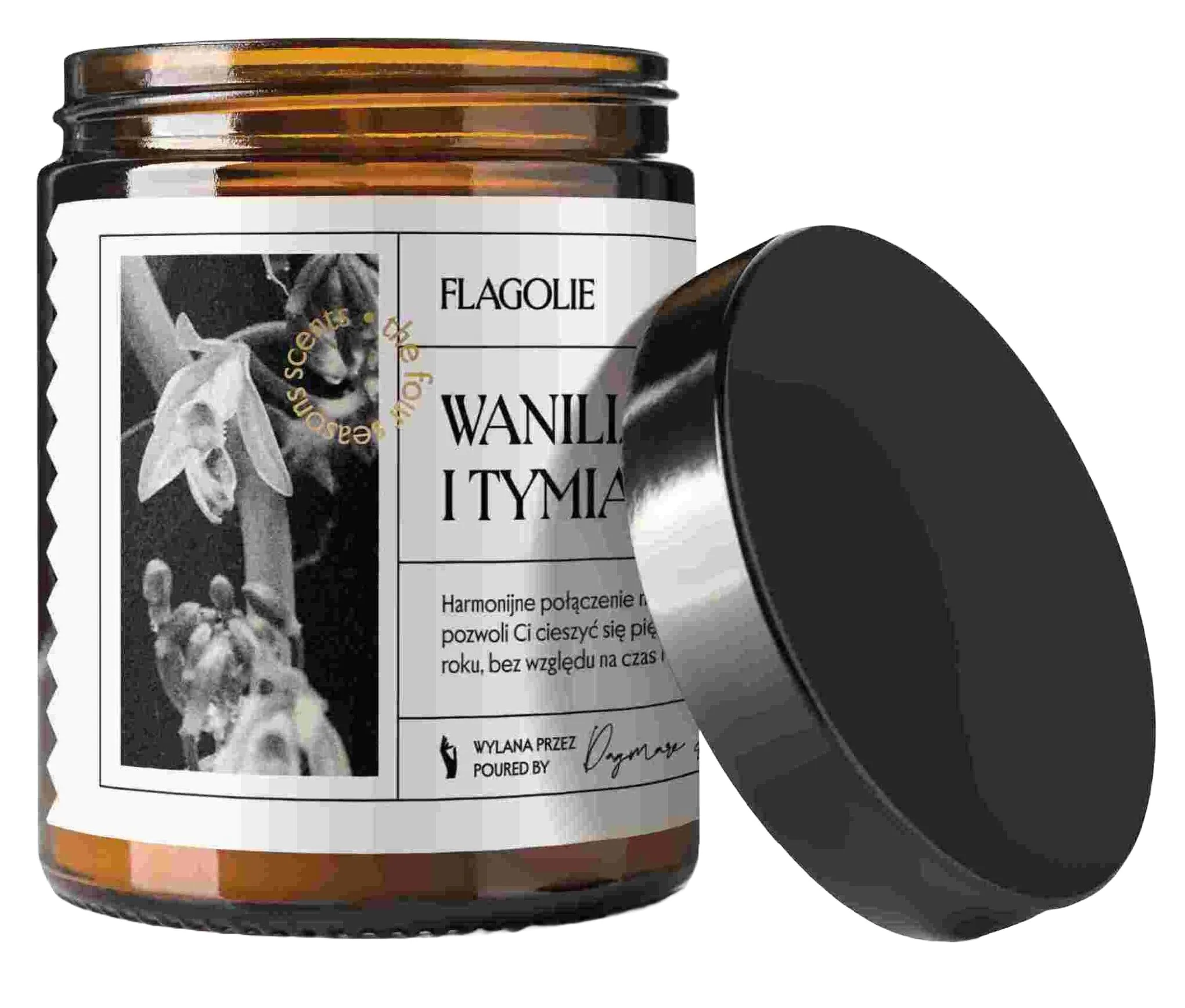 Flagolie Fourseasons Zapachowa Świeca sojowa Wanilia i Tymianek