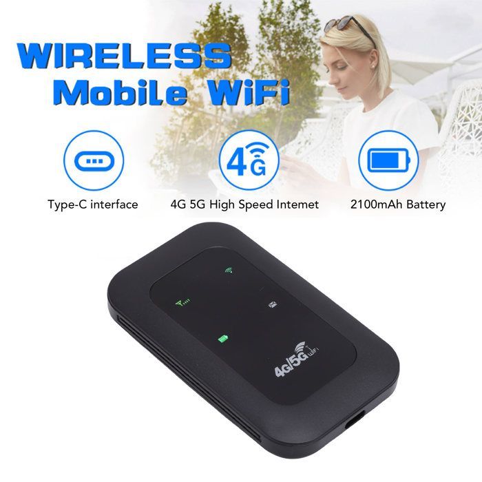 SURENHAP 4G 5G WiFi Hotspot supports 10 connected devices. LTE mobile router for computer network cards.