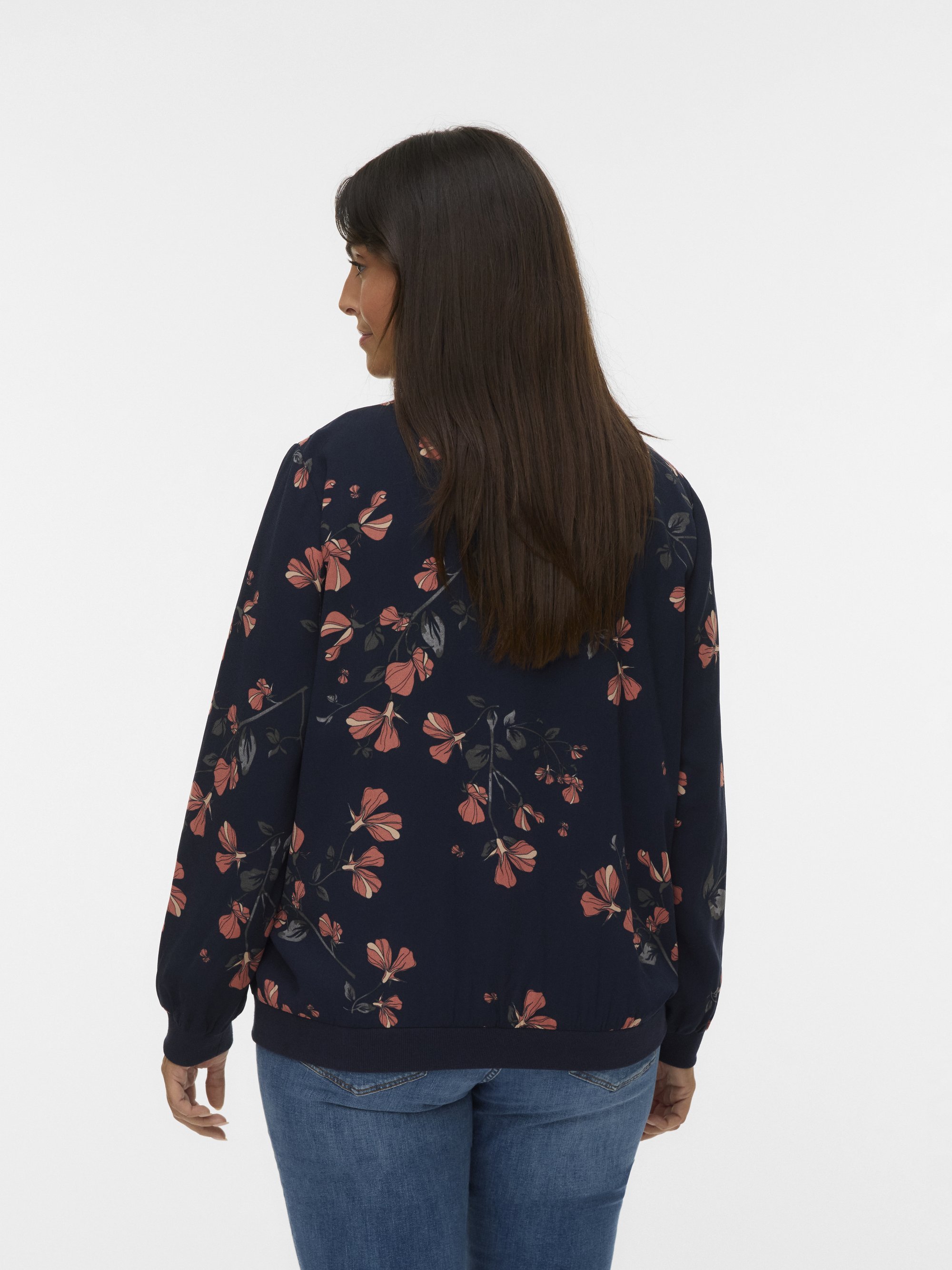 Vero Moda Curve VMNEWHALLIE - Bomber Jacket - night sky