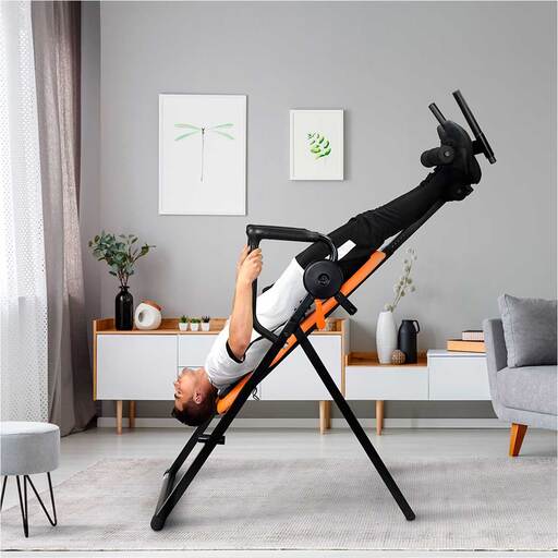 Gridinlux In-Gravity Inversion Table 1800 med 180° lutning och säkerhetsbälte