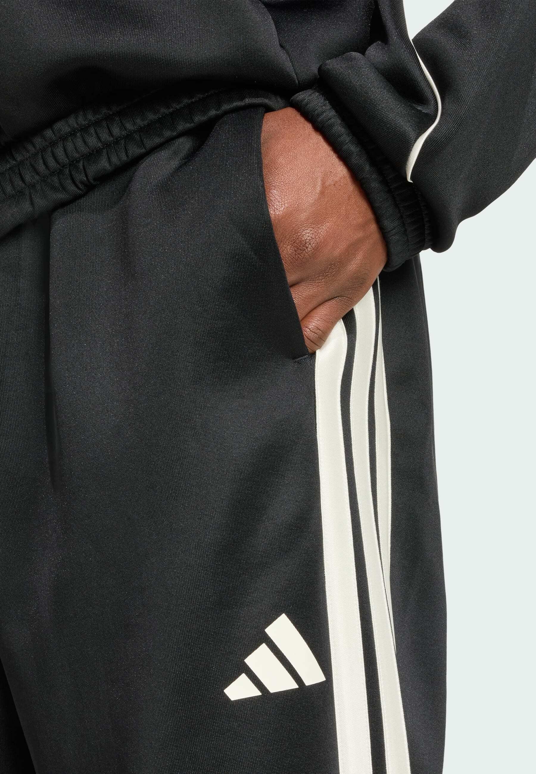 Calça de fato de treino adidas Sportswear - preto/branco-sujo