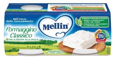MELLIN Mellin HOMOGENEIZADO CON QUESO 2 X 80 G Comida para bebés