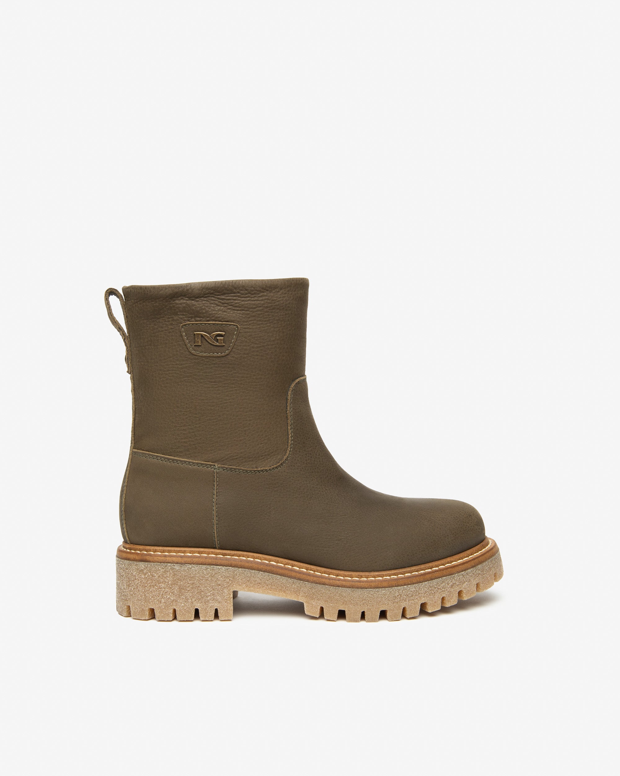  Damen-Ankle-Boots aus Leder