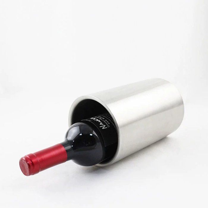 Wine cooler - Wine cooler - Wine refrigerator - Silver Wine accessories - Wine accessories - Stainless steel