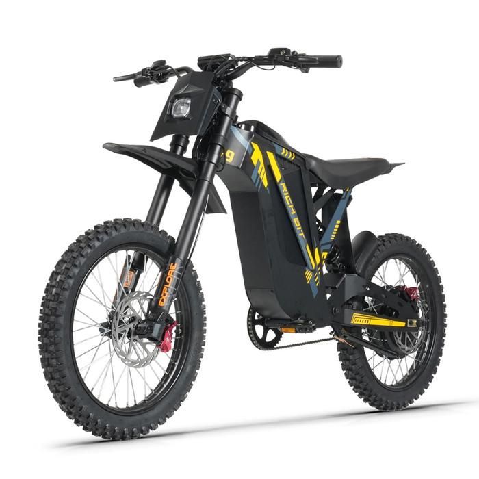 Adult Electric All-Terrain Motorcycle, 1500W Mountain Bike (2500W Peak), Off-road Ebike, 48V 20Ah Battery, 63 km/h Speed, Hydraulic Brakes