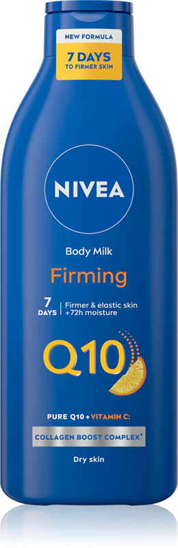 NIVEA Q10 Firming Spevňujúce telové mlieko pre suchú pokožku