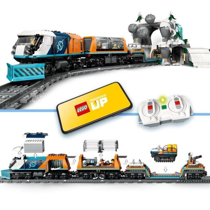 Tren Expreso Exploradores Árticos LEGO City 60470 - Juguete para niños de 7 años en adelante