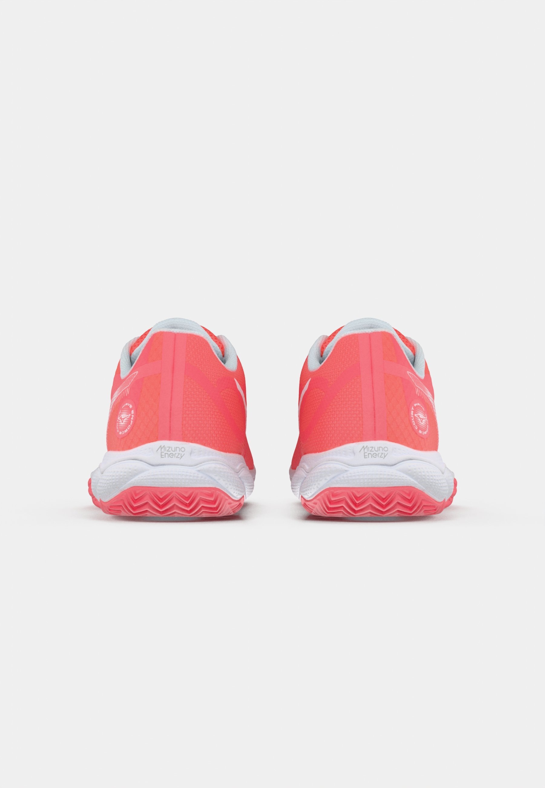 Mizuno WAVE ENFORCE COURT - Tennisschoenen voor gravelbanen - opvallend koraal/wit/lichtroze