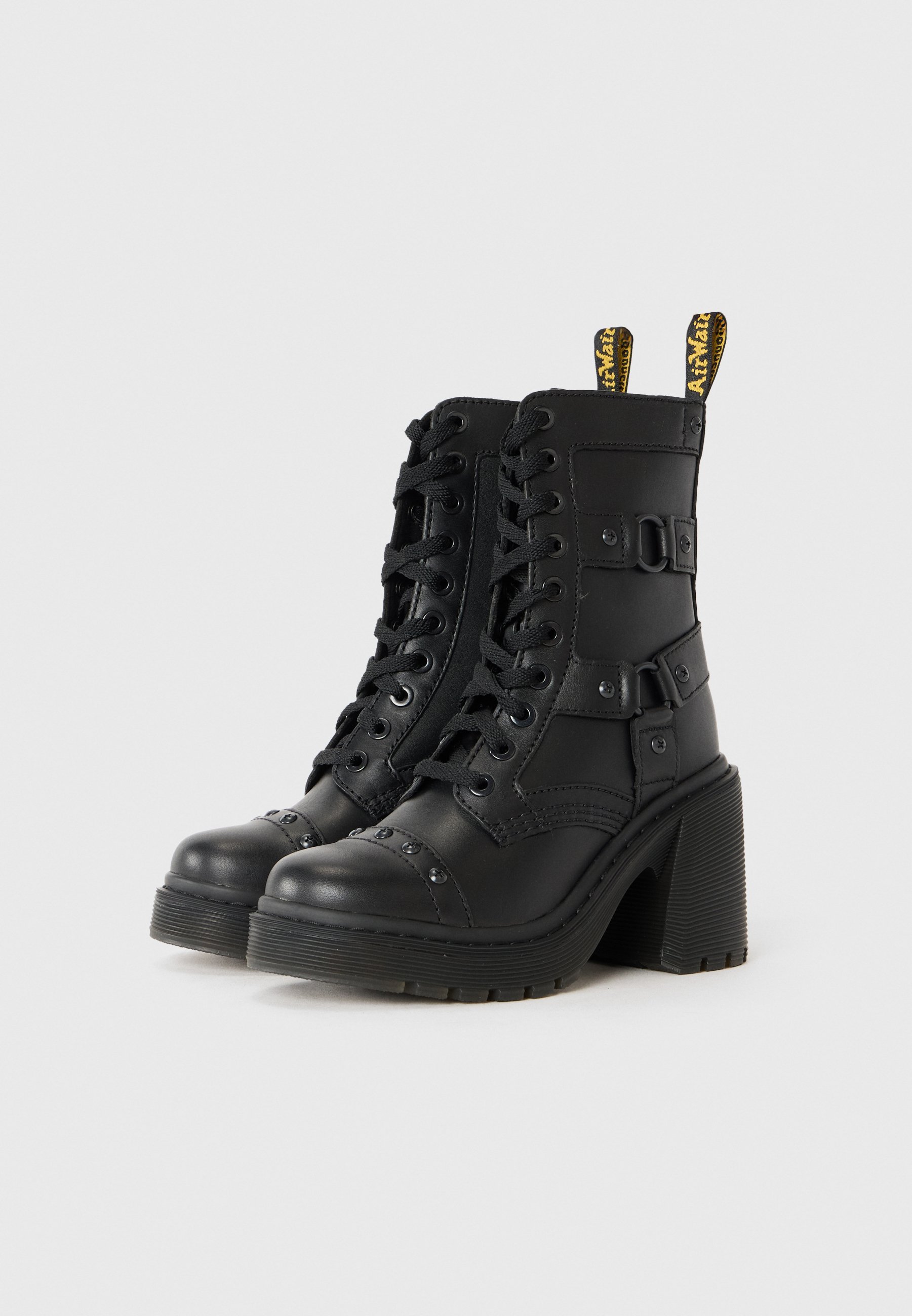 Dr. Martens CHESNEY HRNS - Bottines à talons hauts - noires