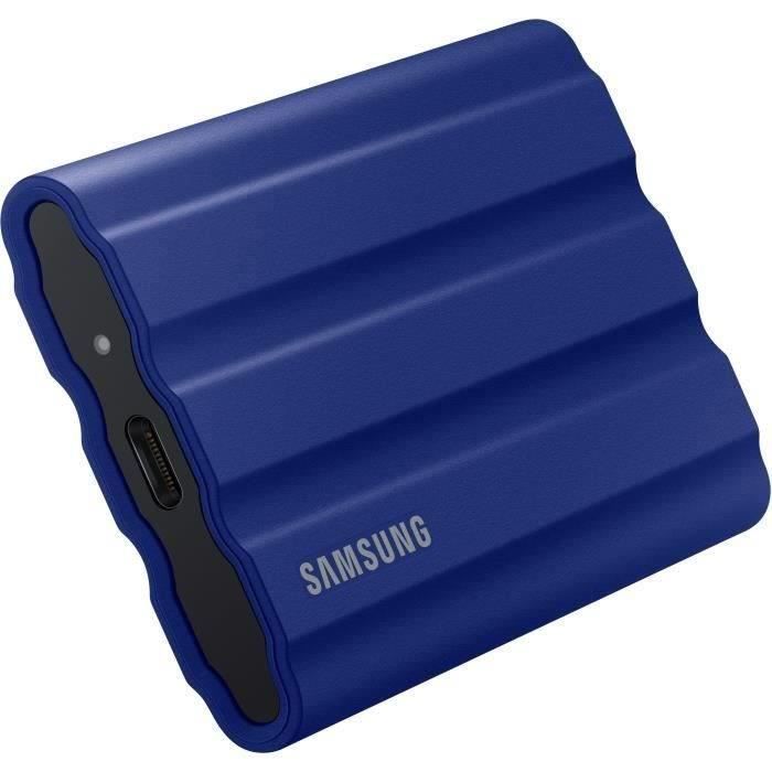 SSD externo SAMSUNG T7 Shield de 1 TB, azul, MU-PE1T0R/EU