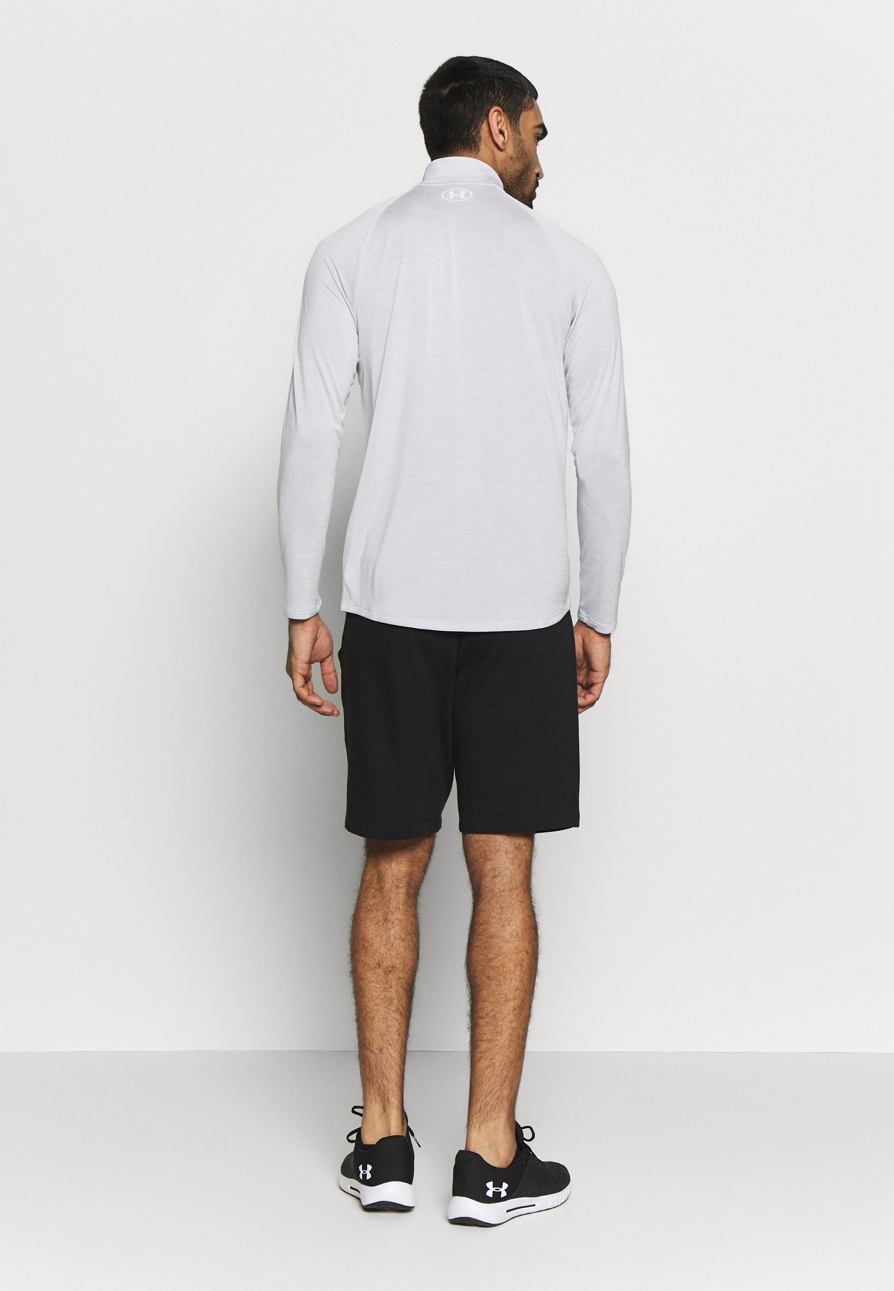 T-shirt à manches longues Under Armour TECH 2.0 - Gris halo/blanc