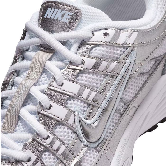 Zapatillas infantiles - NIKE - P-6000 (Bg) HV5064-101 - Blancas - Con cordones - Parte superior sintética